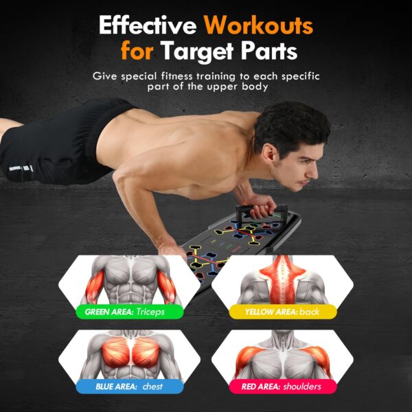 AURA 590 product detail 1 MQRW push-up board exercise positions