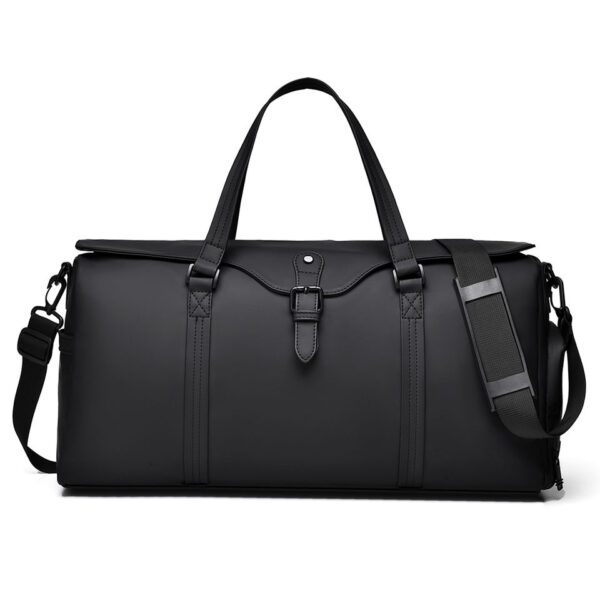 PU Duffel Travel Bag Large capacity PU duffel travel bag with shoe compartment