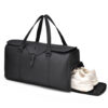 Travel Duffel Bag - Green PU travel duffel bag in Green